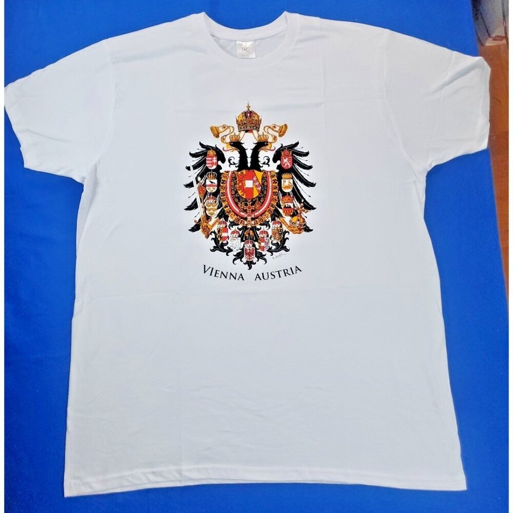 B&C Collection Vienna Austria H. Sfrohl White T-Shirt Men's Size XL NEW